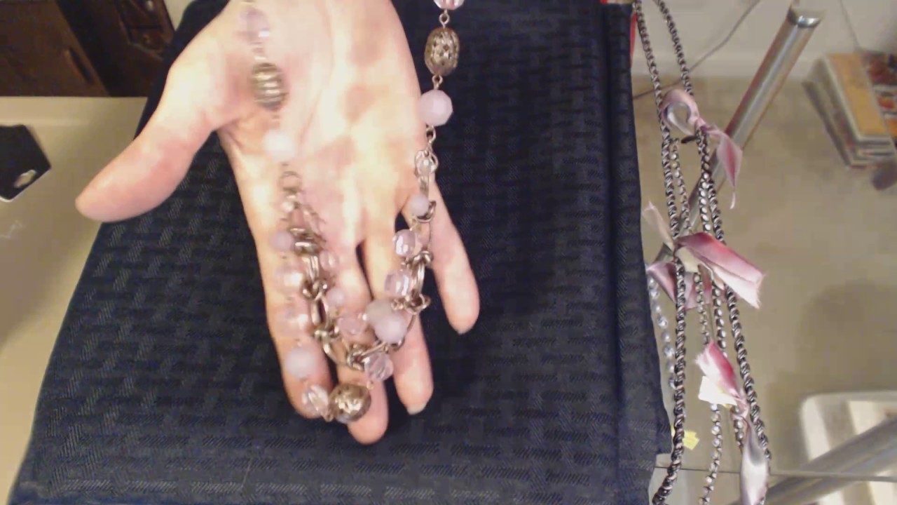 ASMR Soft Spoken ~ Thrift Store Jewelry Shopping Haul 2-19-2017