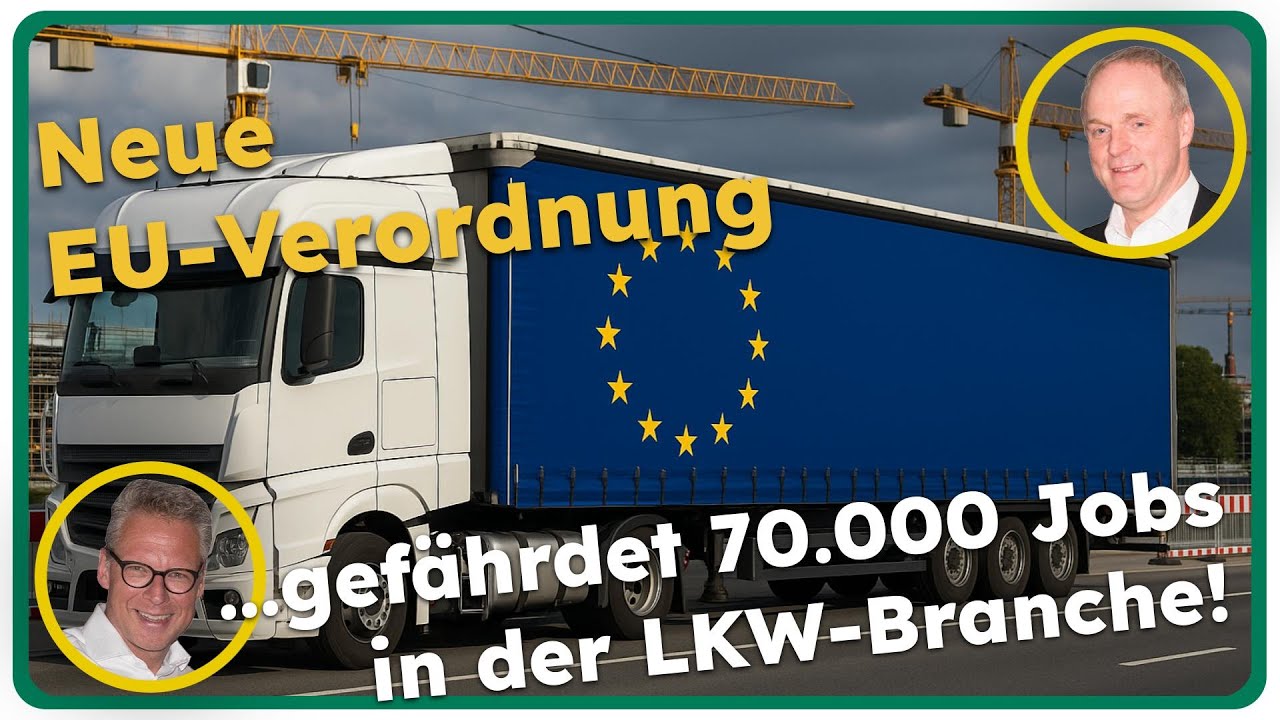 Neue EU-Verordnung gefährdet 70.000 Jobs in der LKW-Branche! // Wir heißen Axel - Folge 496