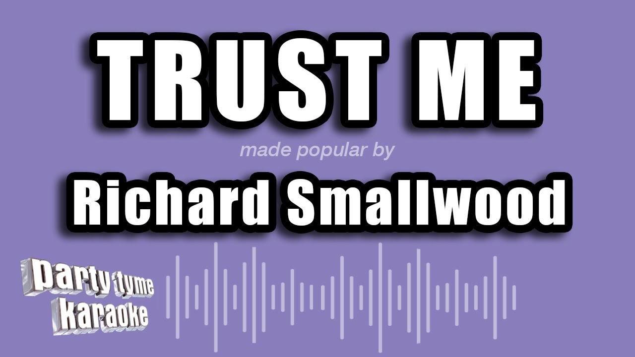 Richard Smallwood - Trust Me (Karaoke Version)
