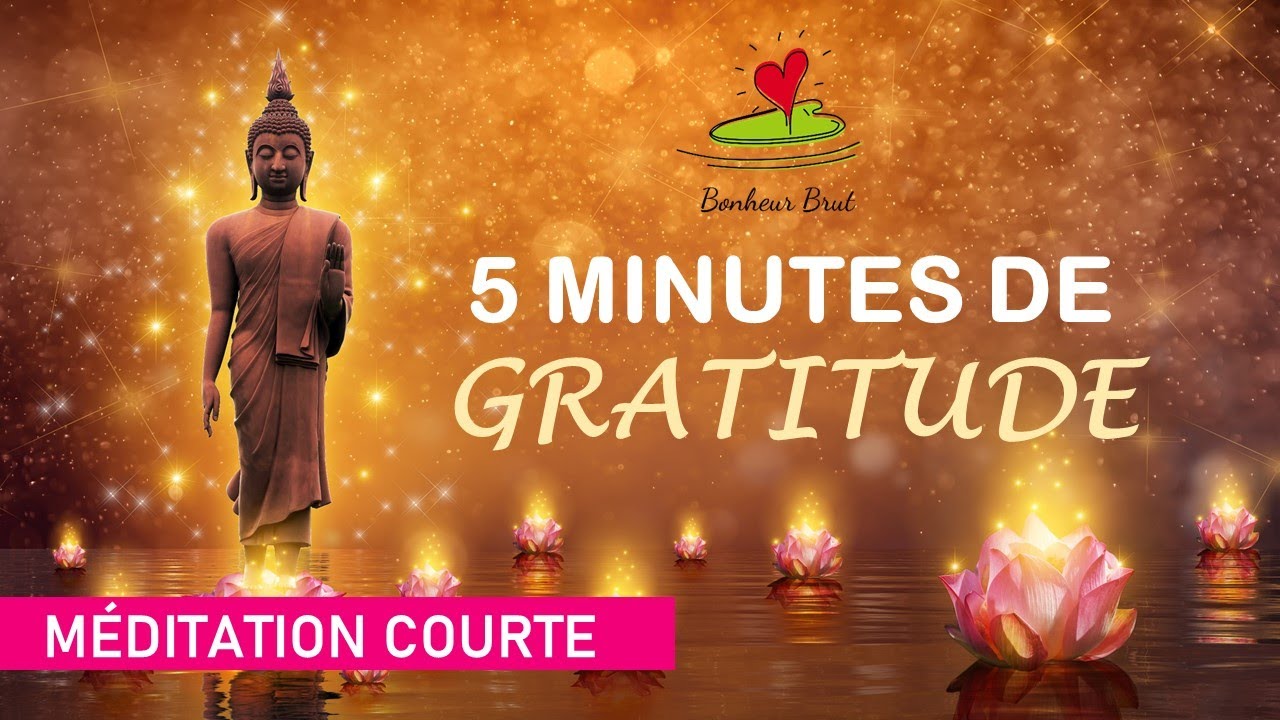 Méditation Courte - 5 Minutes de GRATITUDE 🙏🏼
