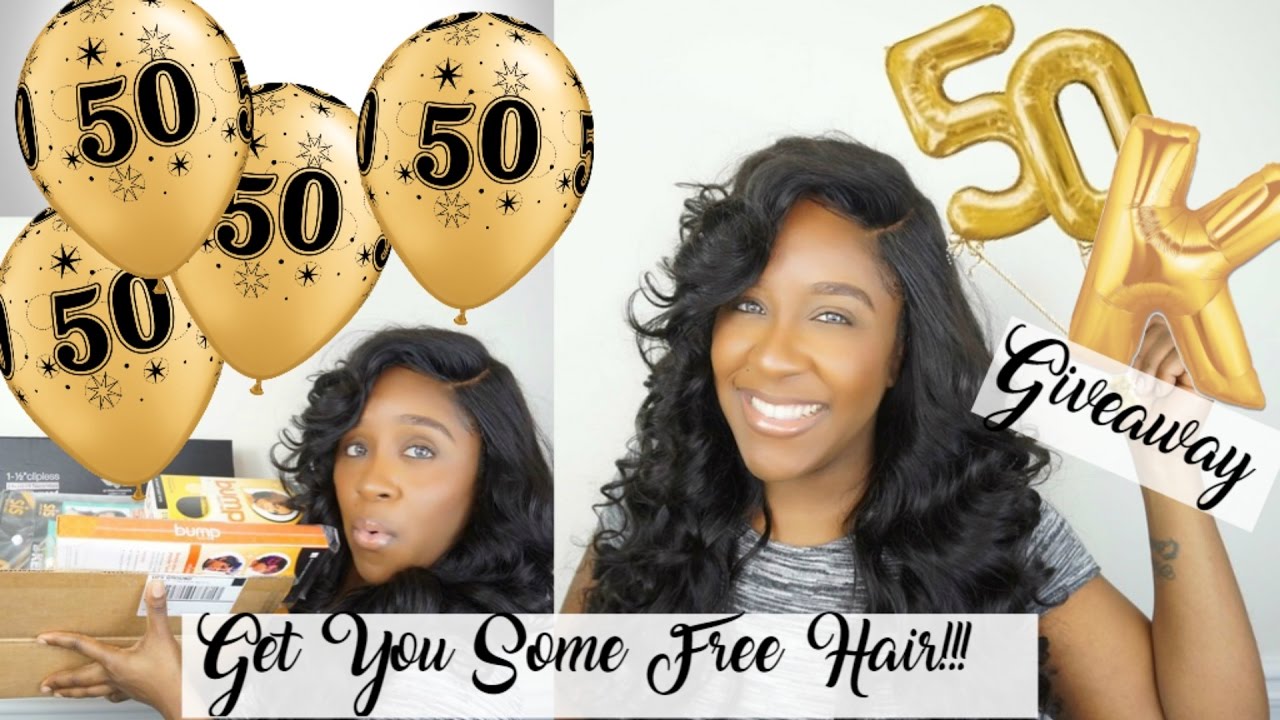 (CLOSED) 50K HUGE FREE HAIR GIVEAWAY  |  SUBSCRIBER APPRECIATION TIME!!! | SHAY AMOUR