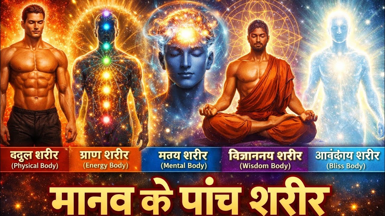 मानव शरीर के 5 रहस्यमयी कोश | पंचकोश का गहरा सत्य | Annamaya se Anandamaya tak ki Aadhyatmik Yatra