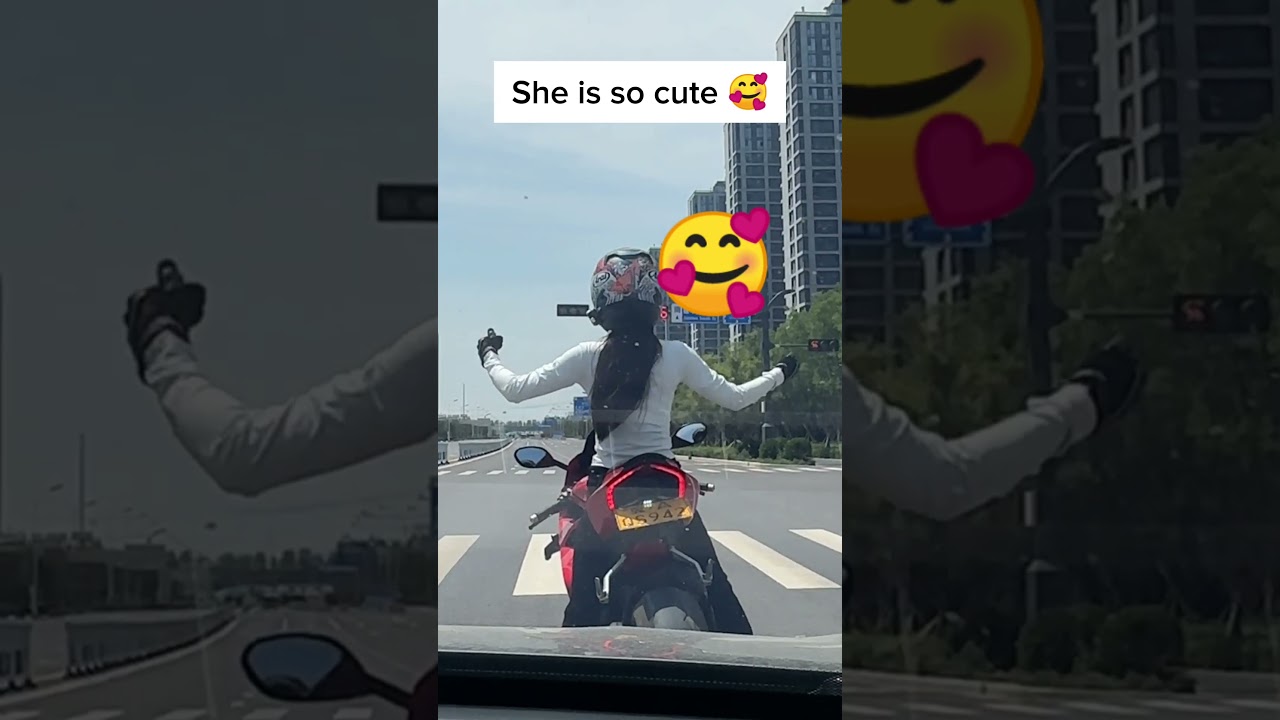 So cute! So sweet#shorts #motorcycle