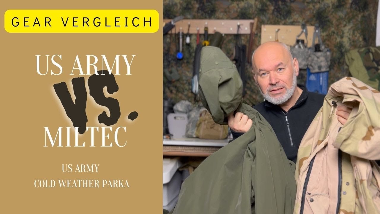 US ARMY vs. MILTEC - US Army Cold Weather Parka   #militarygear #miltec #bushcraftgear
