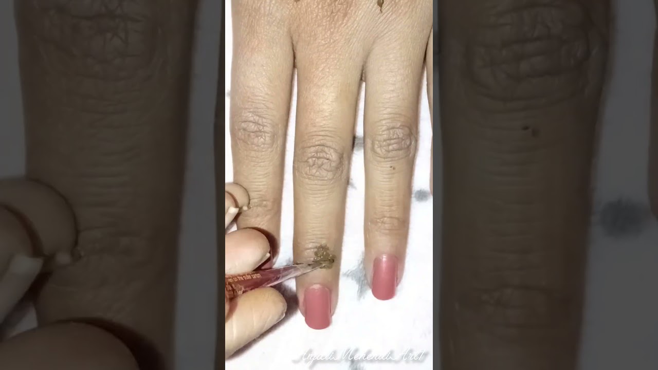 Simple circle mehendi design😍🌿||Mandal mehendi design|| 