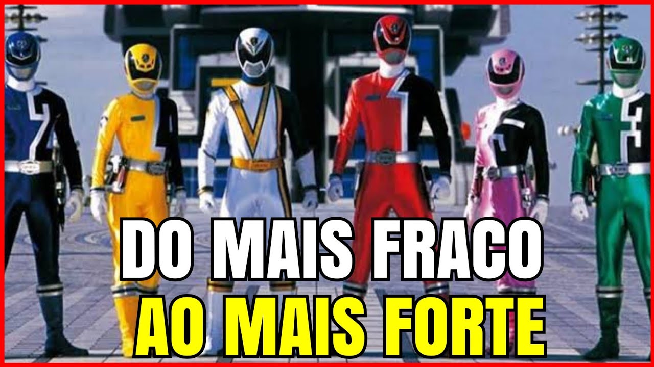 Ranqueando todos os 14 Rangers de Power Rangers SPD!