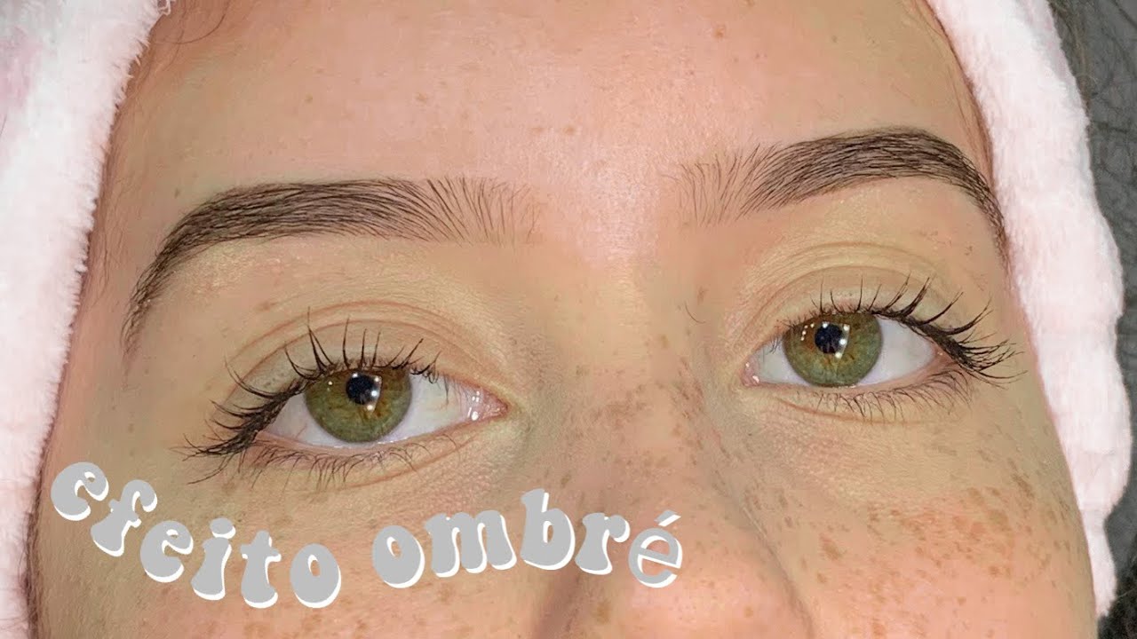 COMO PREENCHO MINHA SOBRANCELHA (ATUALIZADO) - EFEITO OMBRÉ COM SOMBRA