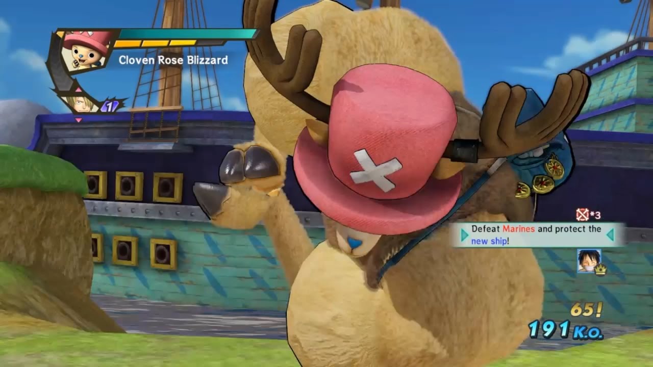 One Piece Pirate Warriors 3 Chopper Pre Time Skip Level 100 Gameplay