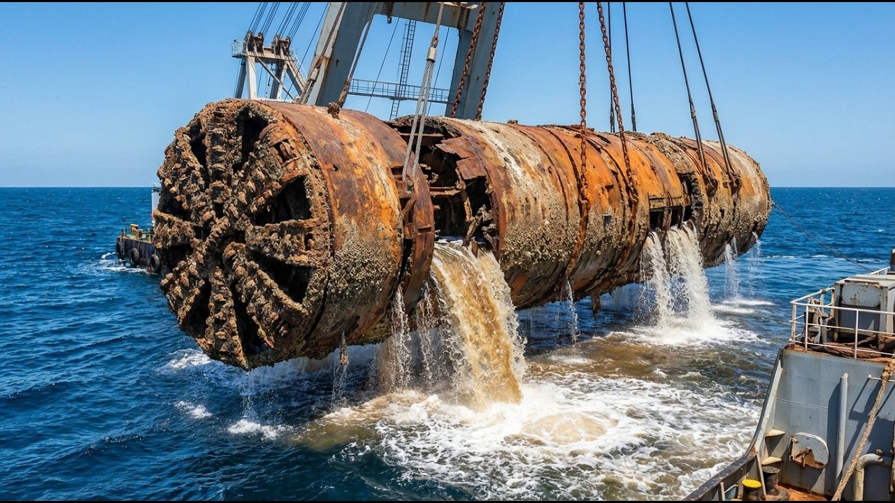 Salvaging Bertha: How the World’s Largest Tunnel Boring Machine Was Recovered from the Ocean Floor