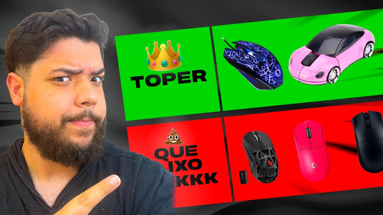 TIERLIST DOS MELHORES MOUSES PARA COMPRAR EM 2025! - SINCERÃO