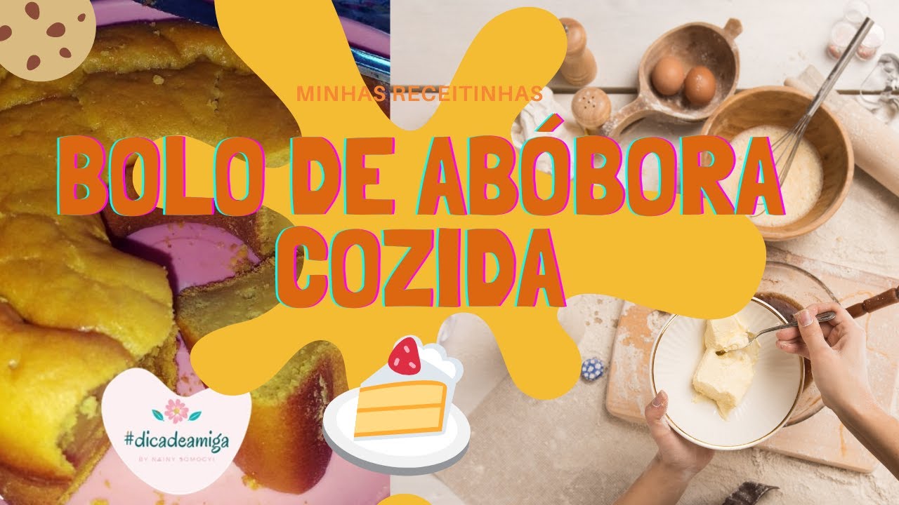 Bolo Fácil de Abóbora Cozida no Liquidificador