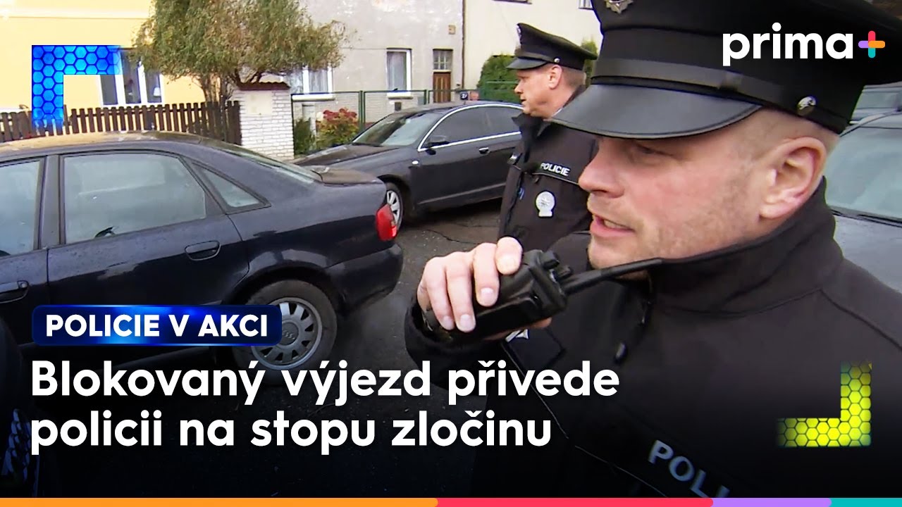 Řidič vybouchne vzteky potom, co mu jiné auto blokuje výjezd | Policie v akci
