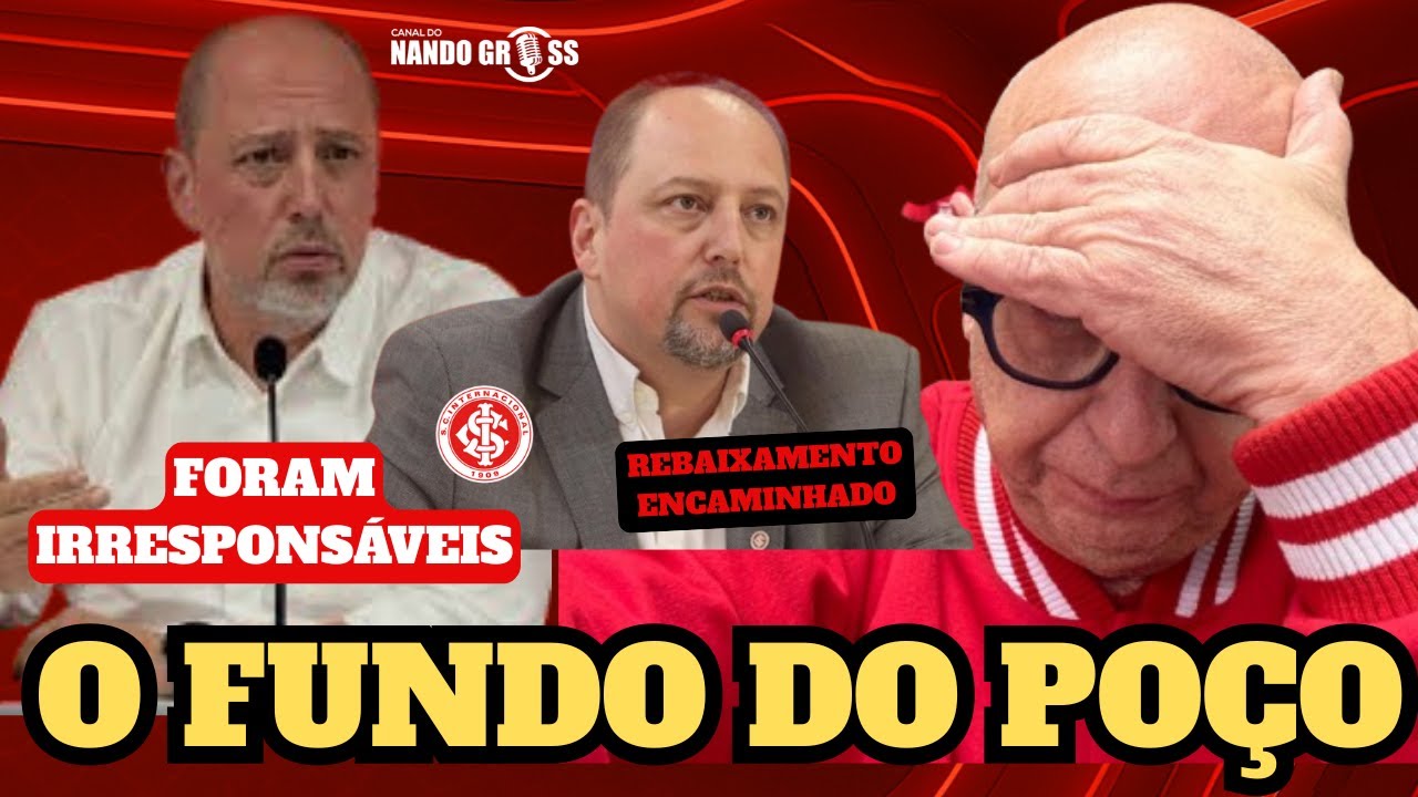 O FUNDO DO PO&Ccedil;O: DERROTA ENCAMINHA REBAIXAMENTO/PIOR CAMPANHA DA HIST&Oacute;RIA/UM TIME QUE ENVERGONHA/