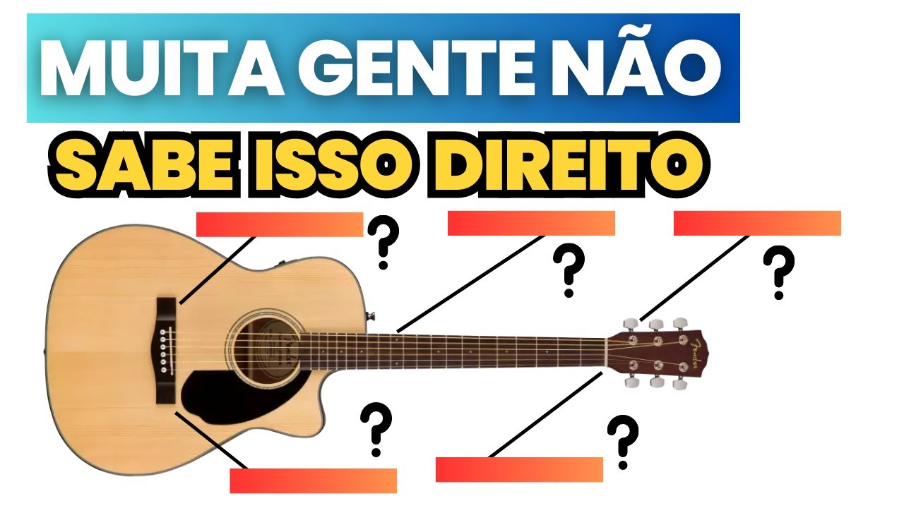 Saber Isso Corretamente, &eacute; Fundamental Pra Aprender a Tocar Viol&atilde;o (Partes Do Viol&atilde;o e Suas Fun&ccedil;&otilde;es)