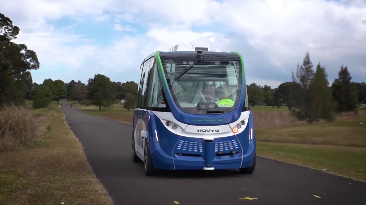 HMI Technologies Automated Vehicle Sydney Olympic Park NSW