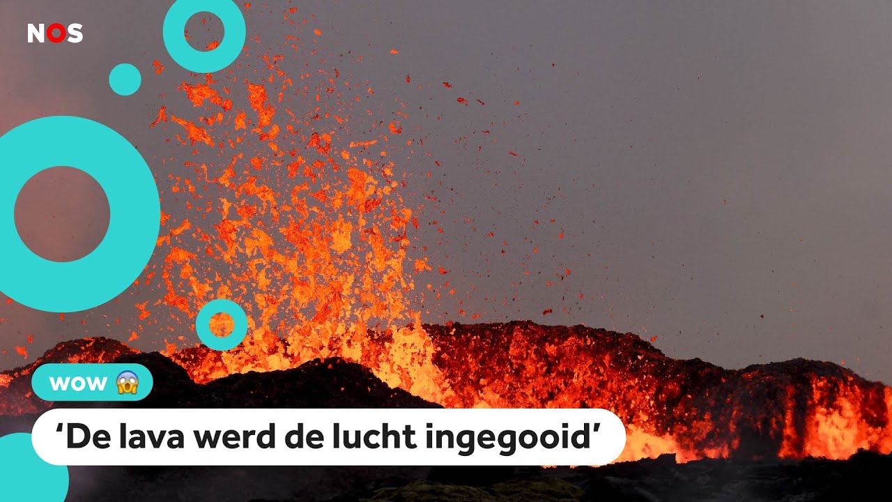 Vulkaan van 900 meter lang uitgebarsten in IJsland