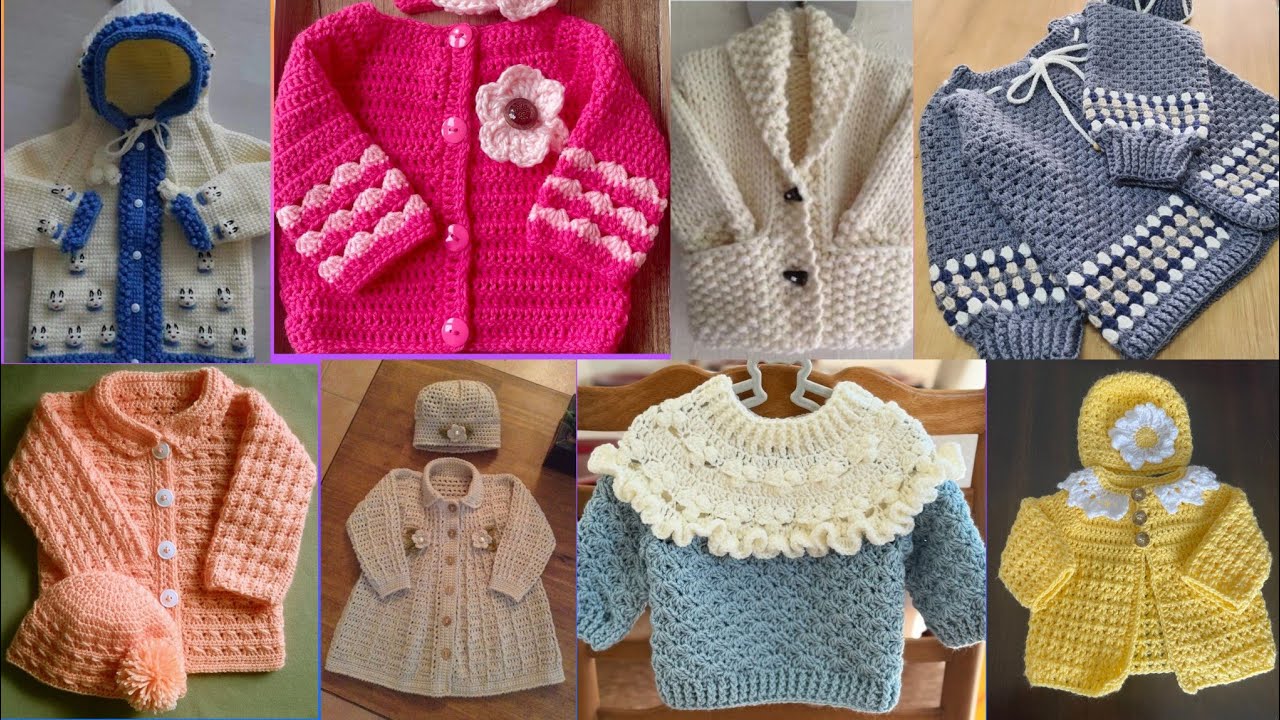 Comfy & Easy Winter Crochet baby Sweaters 2026 | Handmade baby winter wearable | Crochet Vibes