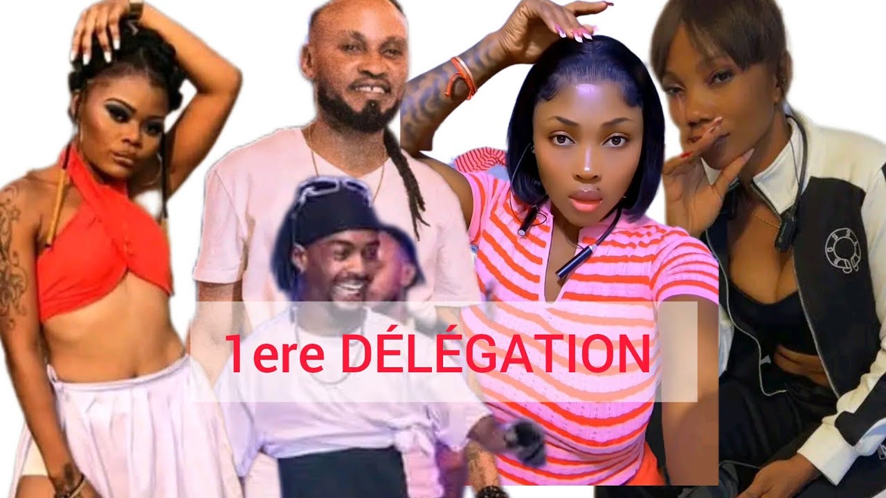 ENFIN DÉPART YA 1ere ÉQUIPE DE G7 FERRE GOLA ALLIANCE, FLORENCE, VANESSA 2 COMMUNICATEUR BOYOKA 