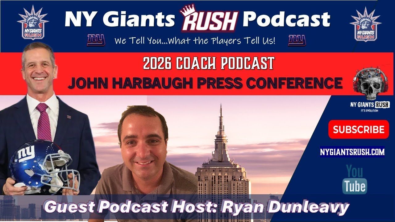 NY Giants Rush(Ep 274) John Harbaugh Press Conference