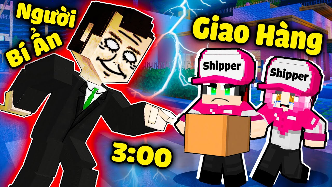 REDHOOD LÀM NHÂN VIÊN GIAO HÀNG LÚC 3 GIỜ SÁNG TRONG MINECRAFT*MỀU LÀM SHIPPER GIAO ĐƠN HÀNG BỊ ÁM