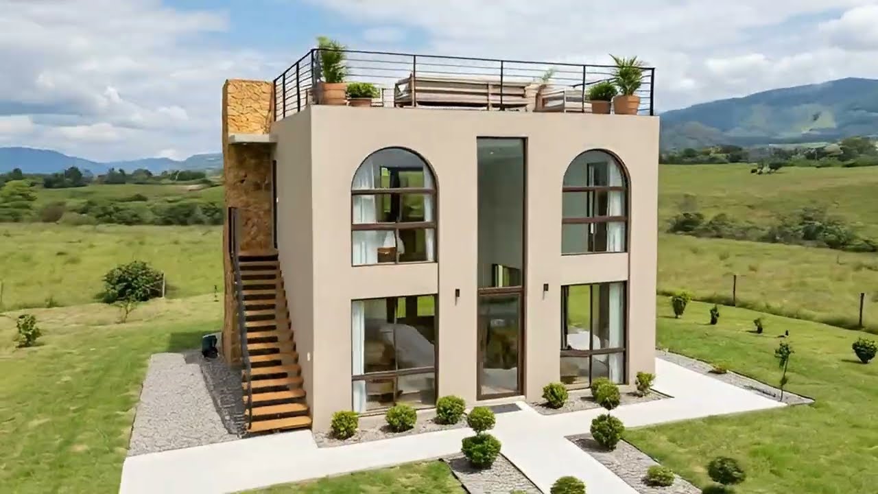 Small house design ideas | 2 storey tiny home tour