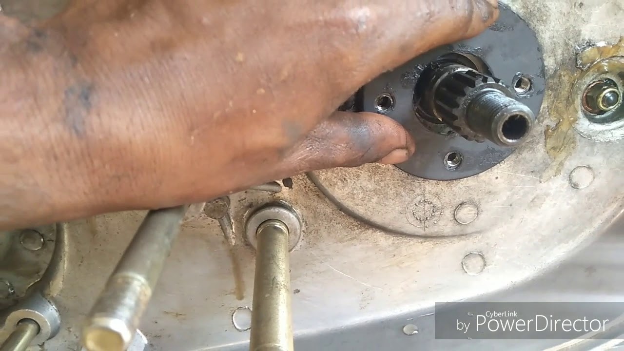 Old bullet CI engine chain sprocket changing part 2
