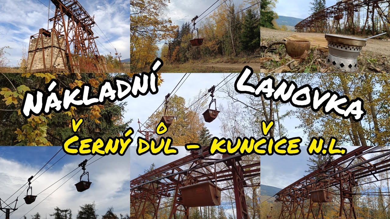 Unikát! Nákladní lanová dráha - Černý Důl - Kunčice nad Labem - Krkonoše, velká rarita v celé Evropě