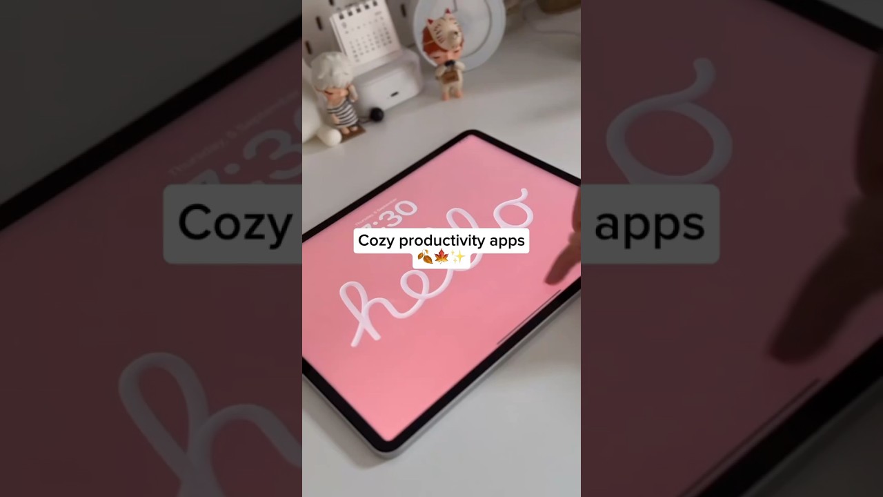 Cozy productivity apps 🍂