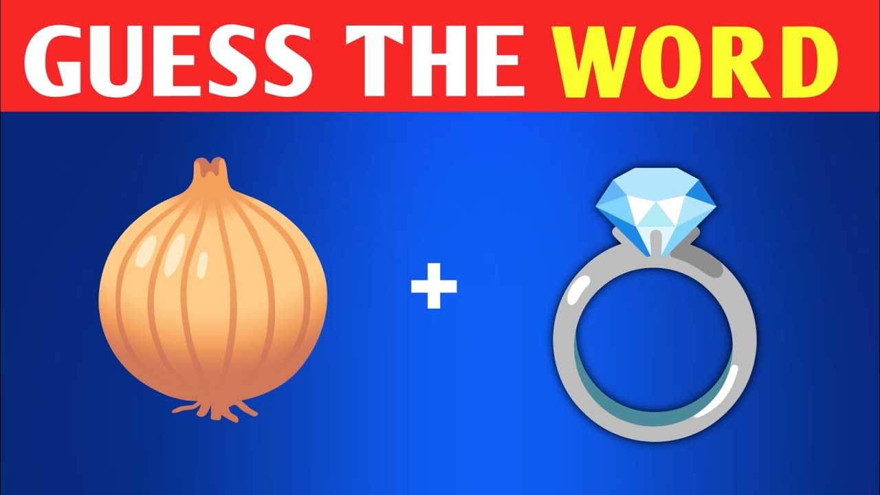 Can you Guess The WORD By Emoji👀😅 | EMOJI QUIZ.....