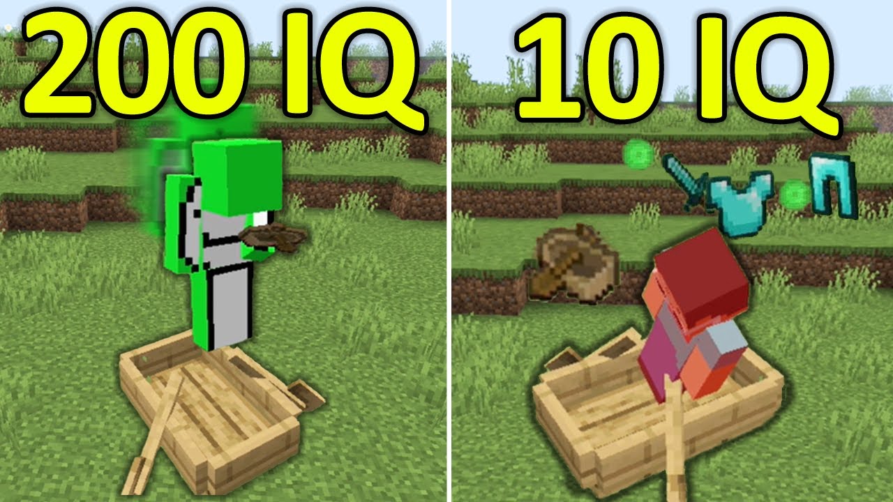 200IQ vs 10IQ Minecraft Plays #7