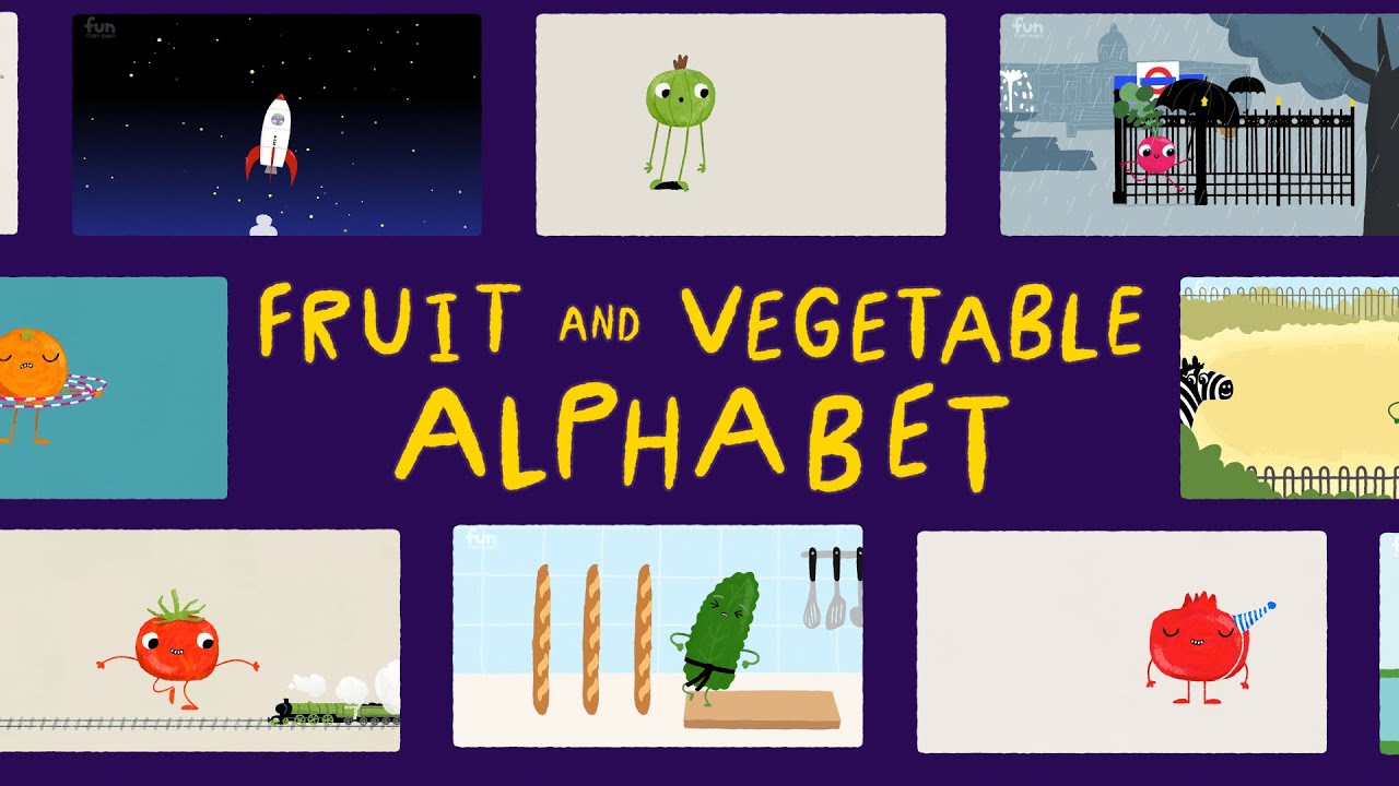 Learn the Alphabet with FUN Fruit and Vegetables!