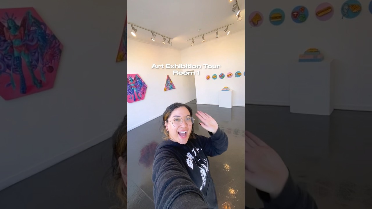 Come tour our art exhibition! #art