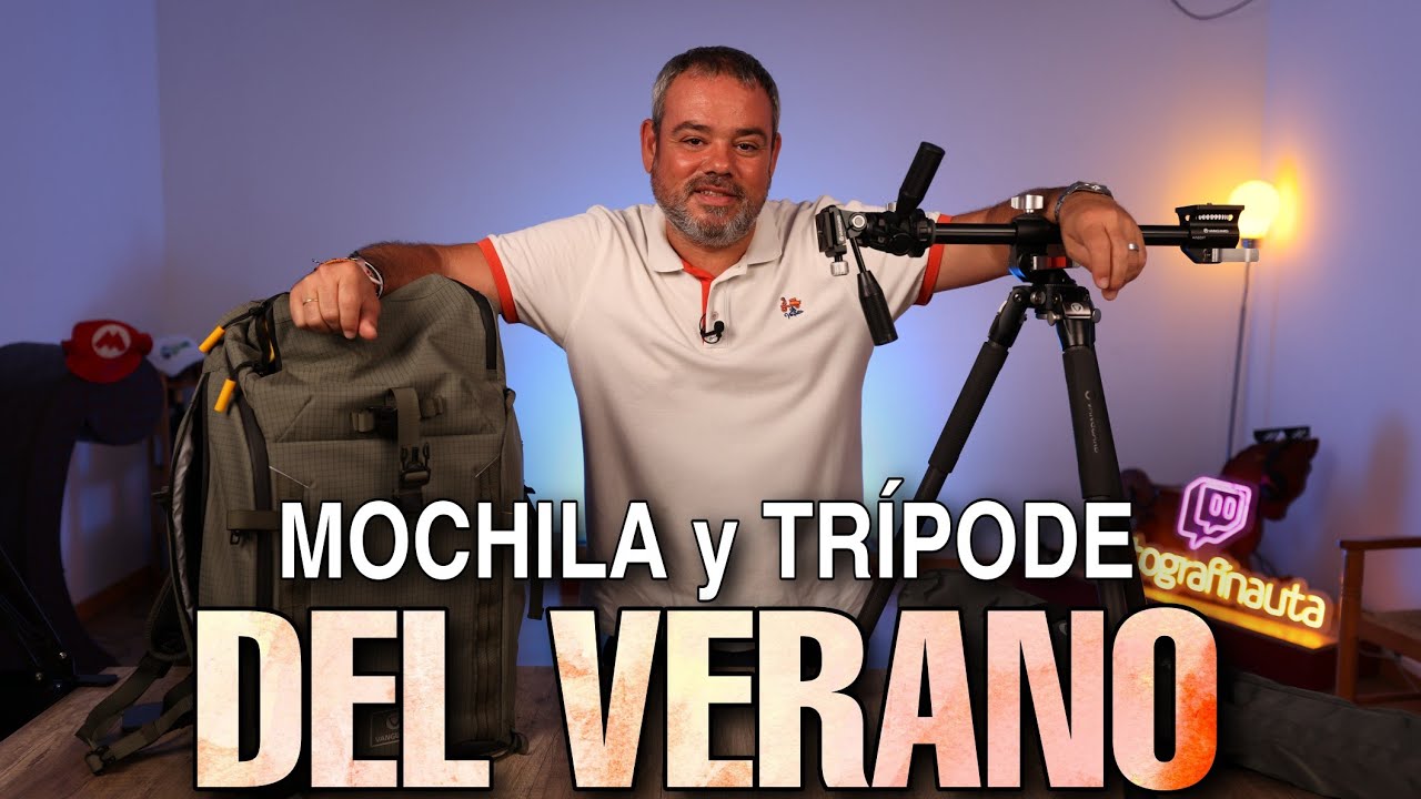 Mochila VANGUARD VEO ACTIVE 53 & TRÍPODE DE CARBONO VANGUARD VEO 3+ 263CPS