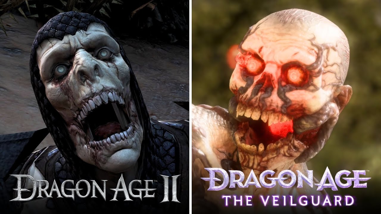 Darkspawn Appearance in Dragon Age 2 vs Dragon Age: The Veilguard