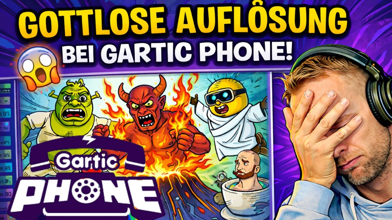 GARTIC PHONE eskaliert komplett 😂 | gottlose Auflösung!