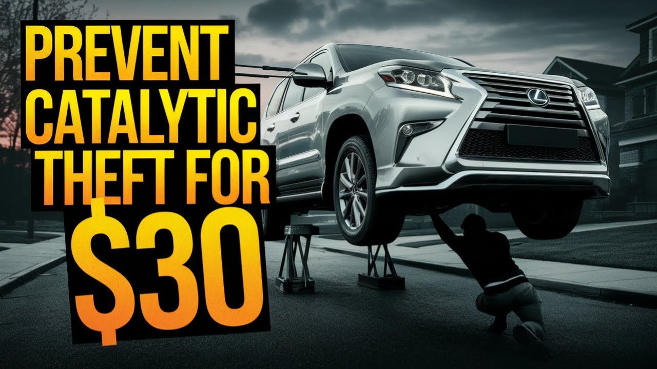 Stop Lexus GX460 Catalytic Converter Theft Once and For All - Easy DIY