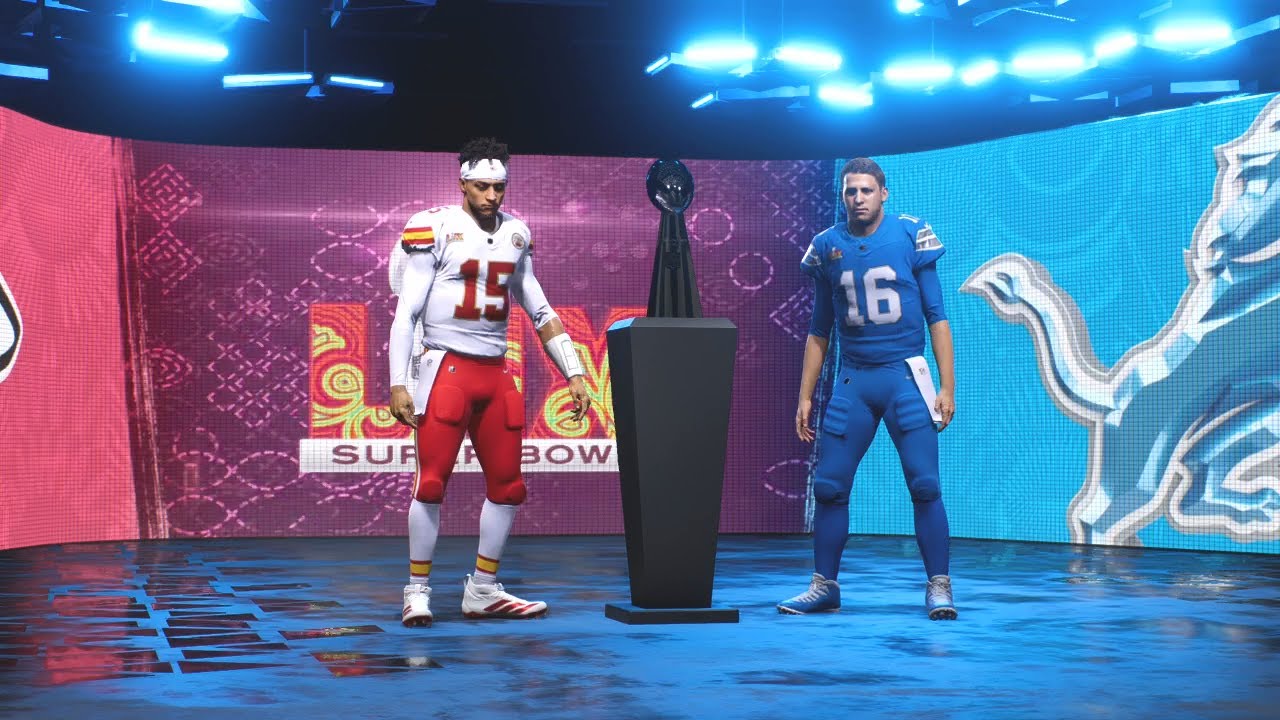 Madden NFL 25 - Kansas City Chiefs Vs Detroit Lions SuperBowl 59 Predictions PS5 Simulation
