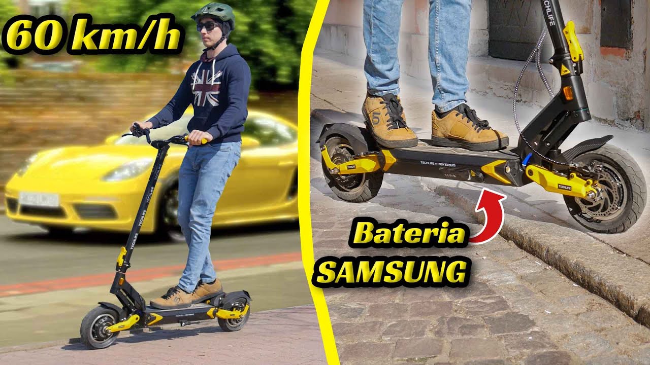 SZALENIE MOCNA I DOBRA - Hulajnoga Elektryczna TechLife Q5 2.0