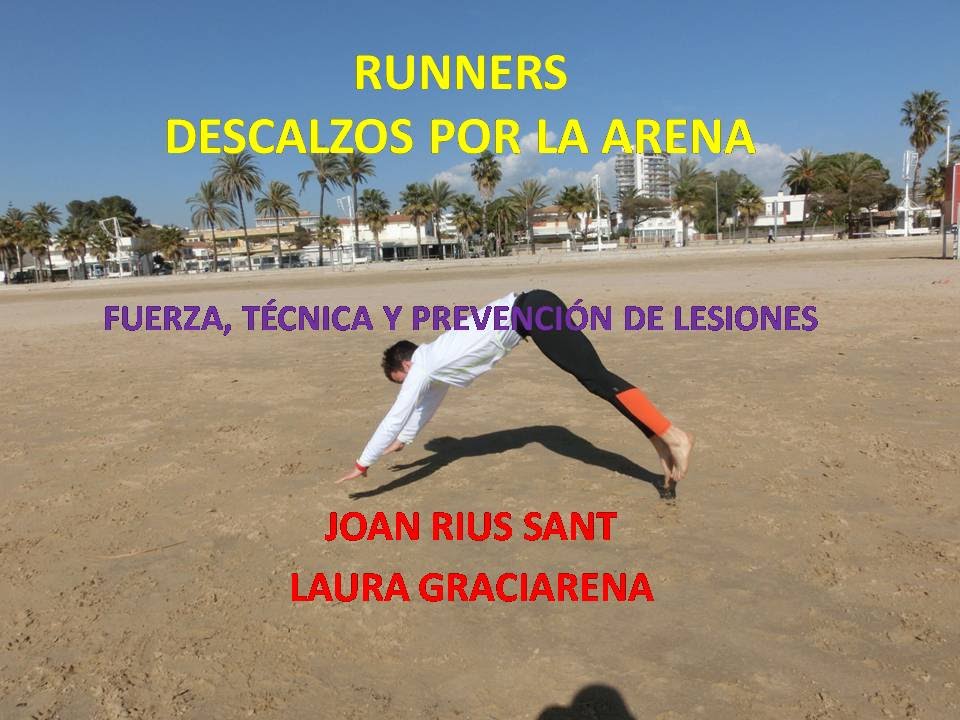 Entrenamiento para runners. Descalzos por la playa