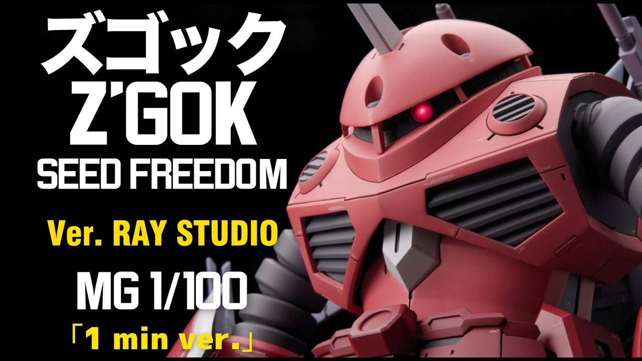 [RAY] ありえない！本当にインフィニットジャスティスガンダムをズゴックに詰め込んでしまった！MG 1/100ズゴック (SEED FREEDOM Ver.) 完成！ゼロから設計・制作！