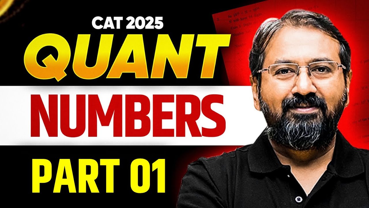Complete NUMBERS in ONE SHOT | CAT 2025 Quant By Ronak Shah
