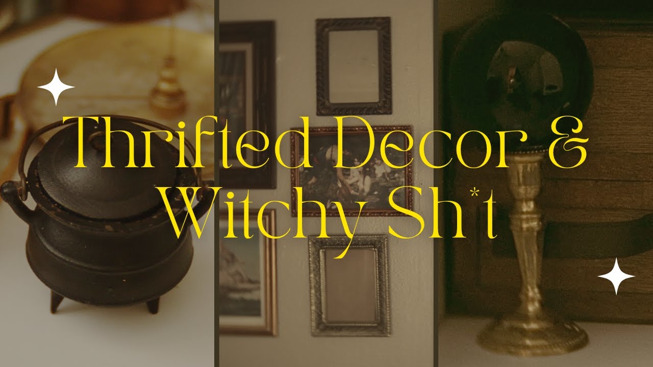 HAUL! Thrifted Witchy & Vintage Home Decor 2023 #thrifthaul