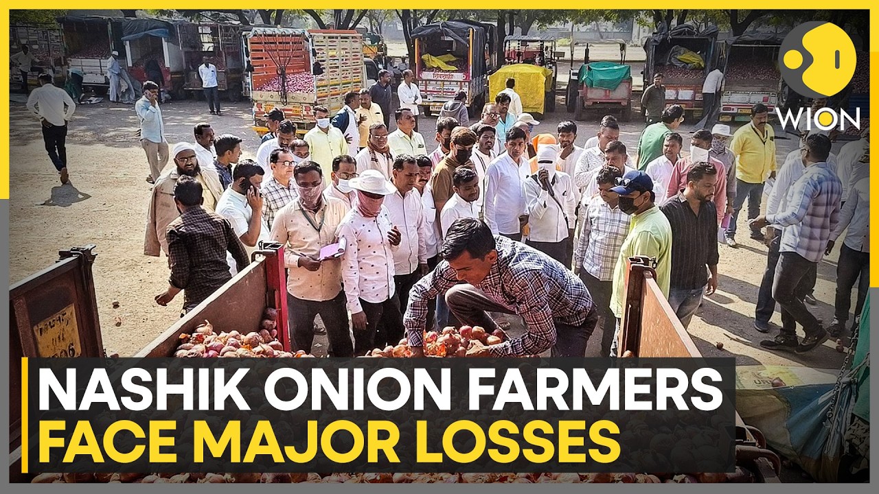 West Asia War Hits Indian Onion Exports, Farmers Face Major Losses | WION