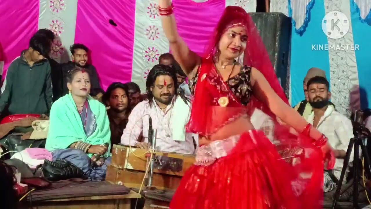 @Diaryof4 गायक राम प्रकाश तूफानी कुशवाहा और रामदेवी सरगम की आवाज में जवाबी बुंदेली राई,ll lsll 