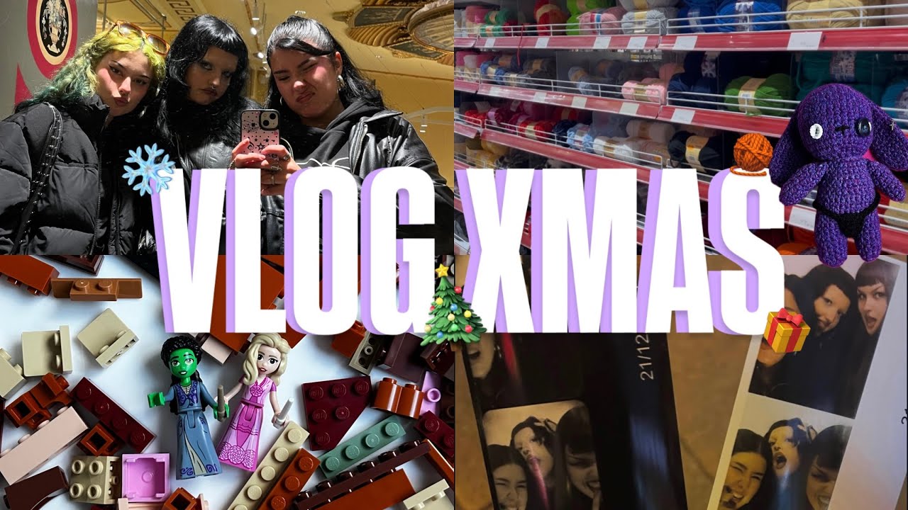 vlog xmas | mi pequeño espíritu navideño y mucho crochet