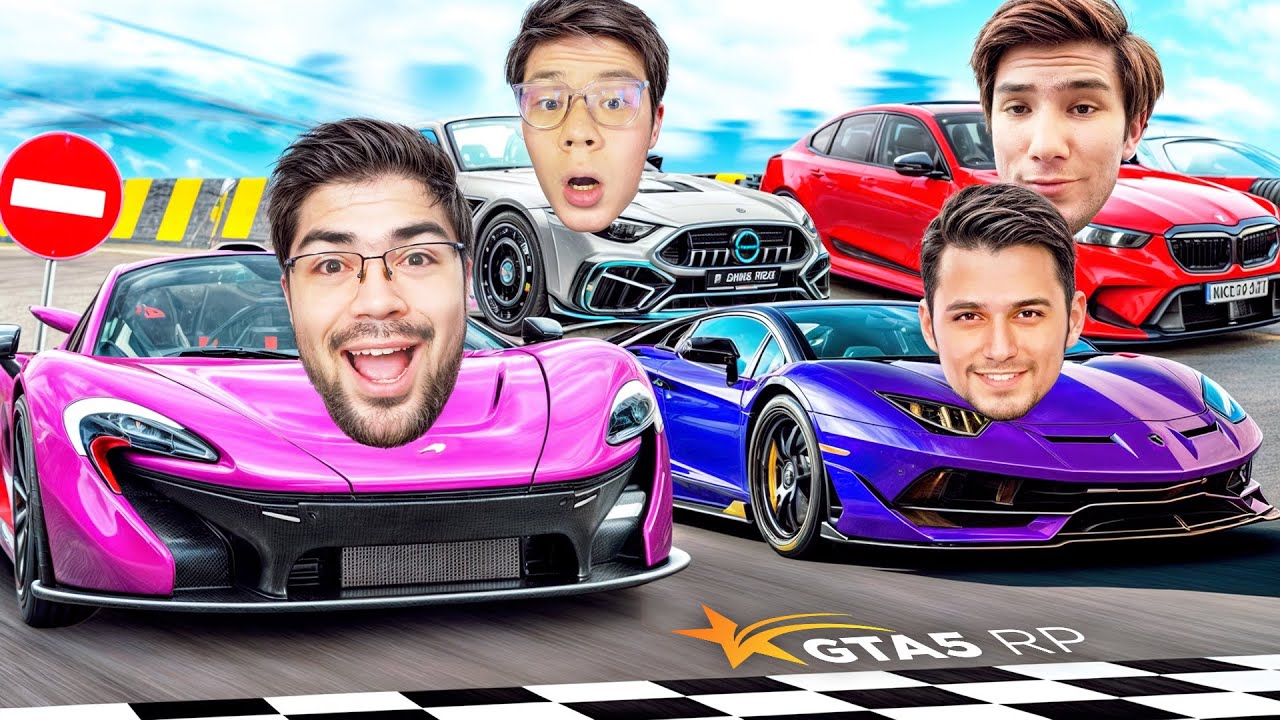 BU YERDA FAQAT GO'LIBLAR G'ALABA QOZONADI! YANGI ENG TEZ MASHINALARDA POYGA VA DERBI - GTA 5 RP
