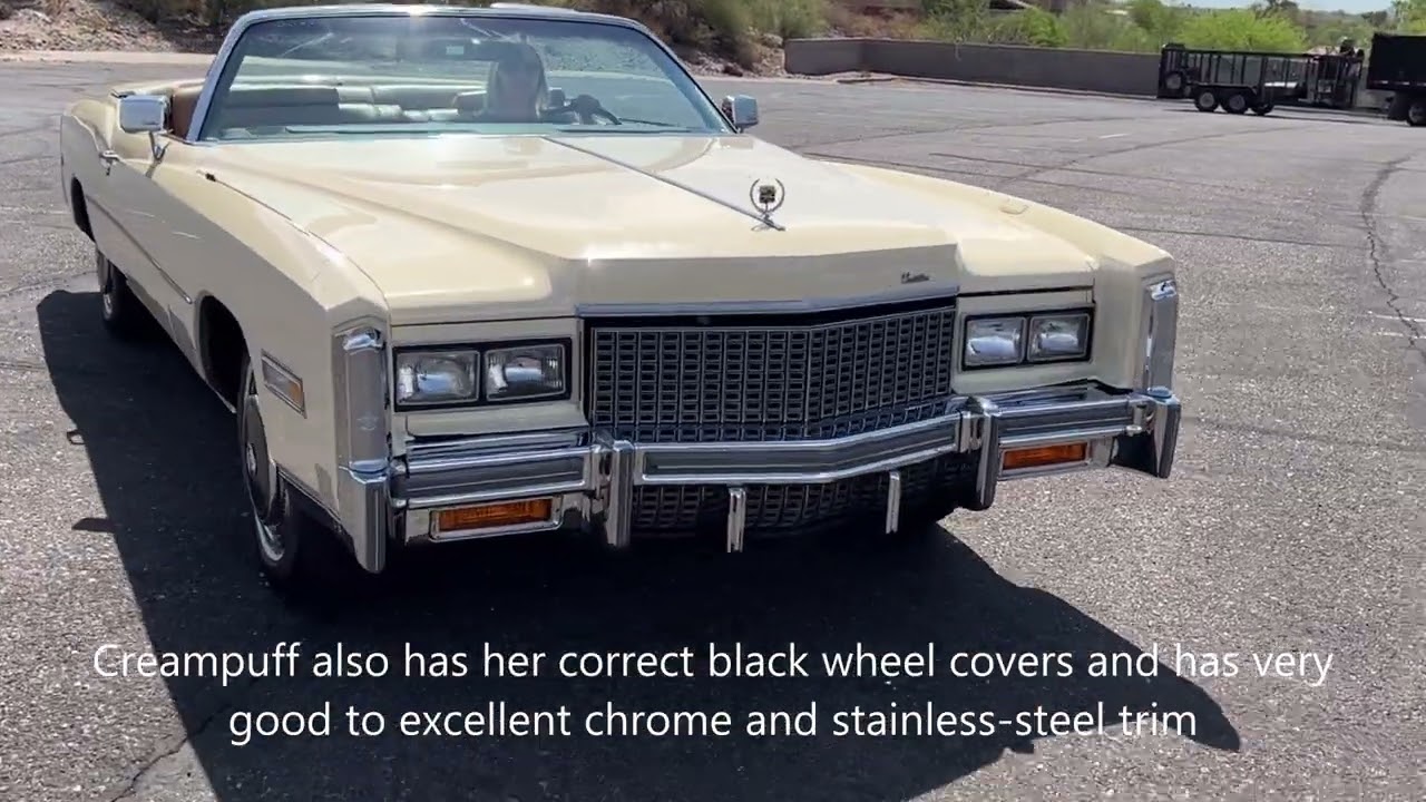 1976 Cadillac Eldorado Convertible, 33k Miles, Well Maintained, Gorgeous!!