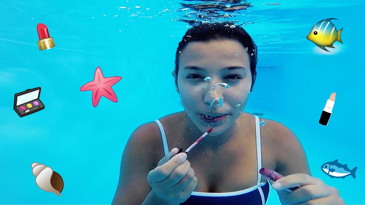 I DO MY MAKE UP UNDERWATER - Nourhene