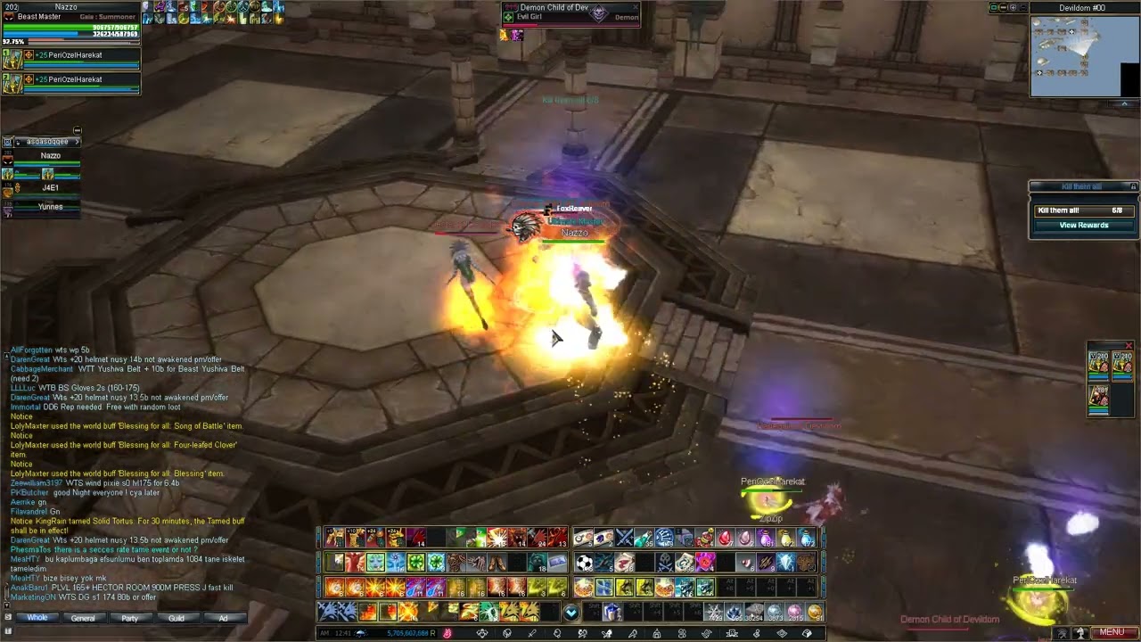 Rappelz Offical Server Reviac(US) Beast Master DD6 solo