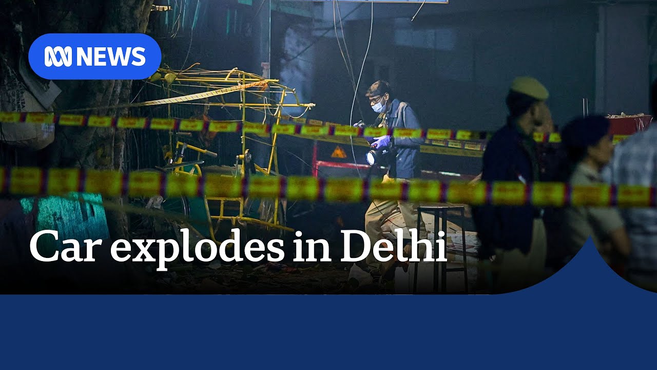 Eight dead and many injured after car explosion near Delhi's historic Red Fort | ABC NEWS